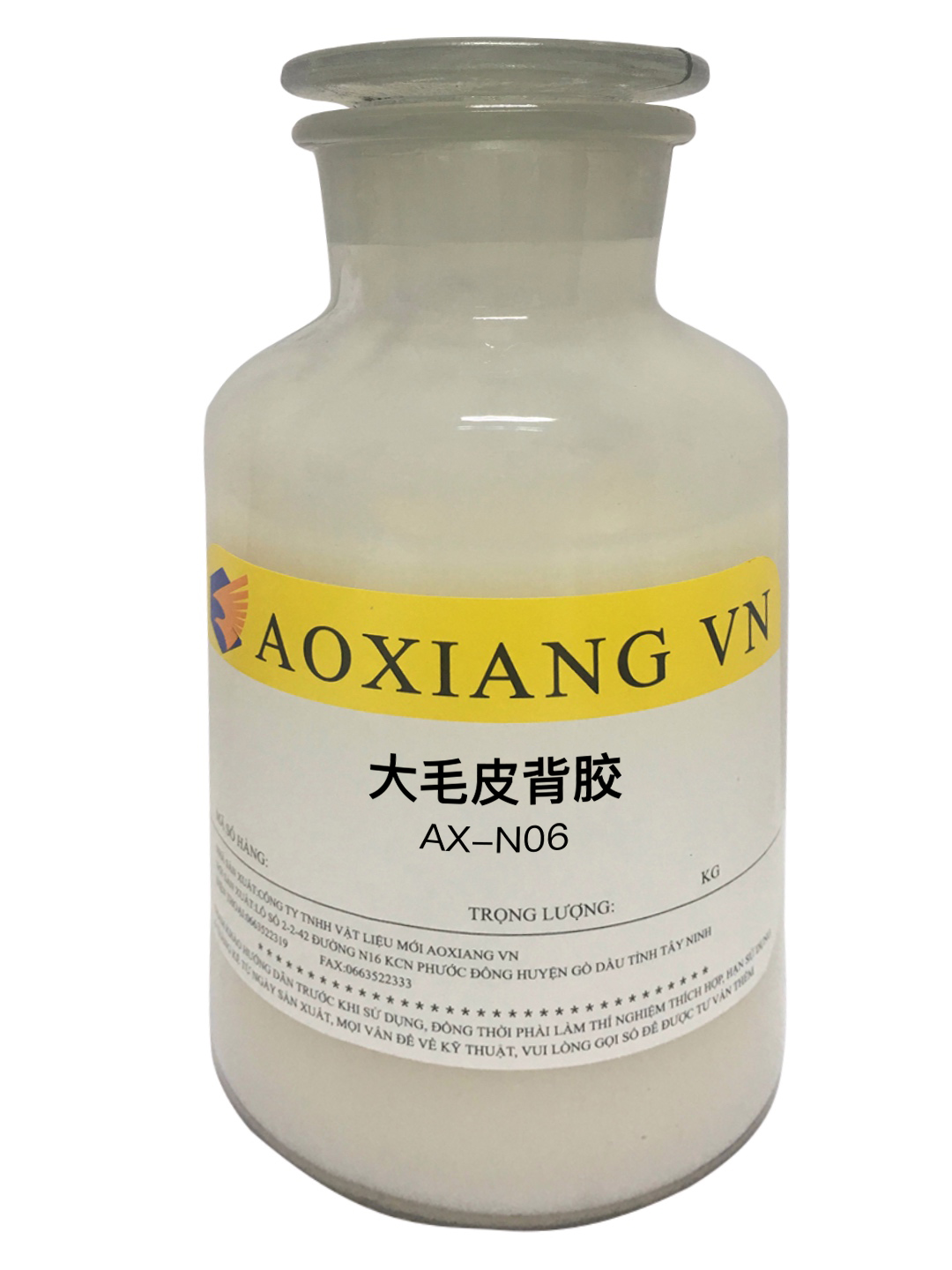 Chất keo dính cho vải da AX-N06