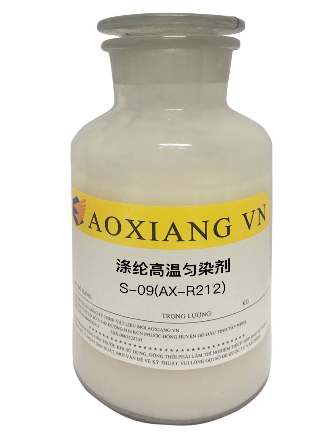 Chất làm đều màu nhuộm  nhiệt độ cao cho Polyester S-09 (AX-R212)